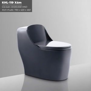 Bồn cầu KIHO Luxury KHL-119 (Xám)